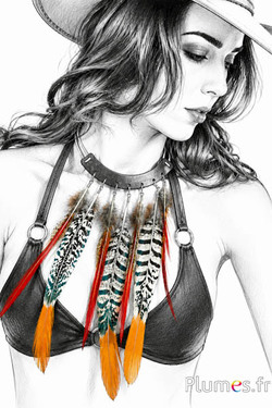 Fazant Lady Armherst - 24-27 cm - rood-wit-zwart-natuurlijk